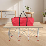 Maxbell Portable Work Stand with Oxford Cloth Storage Bag for Picnic Bbq Office 8 Legs