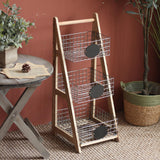 Maxbell Household Storage Rack Storage Shelves for Balcony Potted Plants Dorm Corner