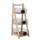 Maxbell Household Storage Rack Storage Shelves for Balcony Potted Plants Dorm Corner
