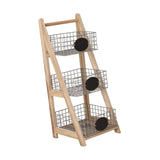 Maxbell Household Storage Rack Storage Shelves for Balcony Potted Plants Dorm Corner
