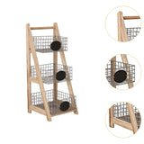Maxbell Household Storage Rack Storage Shelves for Balcony Potted Plants Dorm Corner