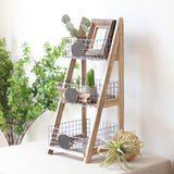 Maxbell Household Storage Rack Storage Shelves for Balcony Potted Plants Dorm Corner