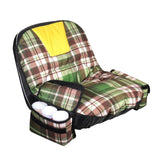 Maxbell Lawnmower Seat Cover Wear Resistant Directly Replace for Farm Yard Gardening with Bag