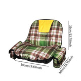 Maxbell Lawnmower Seat Cover Wear Resistant Directly Replace for Farm Yard Gardening with Bag