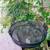 Maxbell Hanging Bird Feeder Mesh Stand Feeding Dish for Outdoor Garden Gift