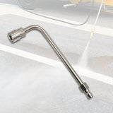 Maxbell Pressure Washer Gutter Rod Supplies Cleaner Rod for Home Use Driveway Window 160mm L Shaped