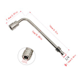Maxbell Pressure Washer Gutter Rod Supplies Cleaner Rod for Home Use Driveway Window 160mm L Shaped