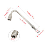 Maxbell Pressure Washer Gutter Rod Supplies Cleaner Rod for Home Use Driveway Window 160mm U Shape