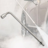 Maxbell Pressure Washer Gutter Rod Supplies Cleaner Rod for Home Use Driveway Window 340mm L Shaped