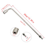 Maxbell Pressure Washer Gutter Rod Supplies Cleaner Rod for Home Use Driveway Window 340mm L Shaped