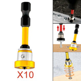 Maxbell Positioning Screwdriver Bits Batch Head for Woodwork Board Metalworking Wall Yellow