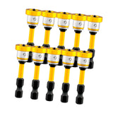 Maxbell Positioning Screwdriver Bits Batch Head for Woodwork Board Metalworking Wall Yellow