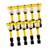 Maxbell Positioning Screwdriver Bits Batch Head for Woodwork Board Metalworking Wall Yellow