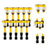 Maxbell Positioning Screwdriver Bits Batch Head for Woodwork Board Metalworking Wall Yellow