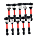 Maxbell Positioning Screwdriver Bits Batch Head for Woodwork Board Metalworking Wall Red