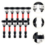 Maxbell Positioning Screwdriver Bits Batch Head for Woodwork Board Metalworking Wall Red