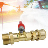 Maxbell High Pressure Washer Ball Valve Kit Multiuse Accessory for Power Washer Hose Style A