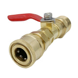 Maxbell High Pressure Washer Ball Valve Kit Multiuse Accessory for Power Washer Hose Style A