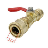 Maxbell High Pressure Washer Ball Valve Kit Multiuse Accessory for Power Washer Hose Style A