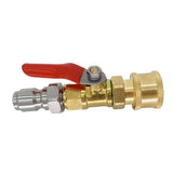 Maxbell High Pressure Washer Ball Valve Kit Multiuse Accessory for Power Washer Hose Style B