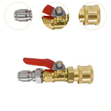 Maxbell High Pressure Washer Ball Valve Kit Multiuse Accessory for Power Washer Hose Style B