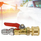Maxbell High Pressure Washer Ball Valve Kit Multiuse Accessory for Power Washer Hose Style B