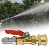 Maxbell High Pressure Washer Ball Valve Kit Multiuse Accessory for Power Washer Hose Style B