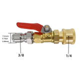 Maxbell High Pressure Washer Ball Valve Kit Multiuse Accessory for Power Washer Hose Style B