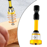Maxbell Magnetic Positioning Screwdriver Bits Screwdriver for Metalworking Yellow