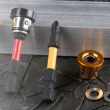 Maxbell Magnetic Positioning Screwdriver Bits Screwdriver for Metalworking Yellow