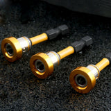 Maxbell Magnetic Positioning Screwdriver Bits Screwdriver for Metalworking Yellow