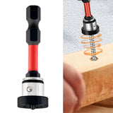 Maxbell Magnetic Positioning Screwdriver Bits Screwdriver for Metalworking Red