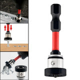 Maxbell Magnetic Positioning Screwdriver Bits Screwdriver for Metalworking Red