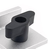 Maxbell 4Pcs Short Stop Kit T Track Stop Block for Jigs Fixtures T Track Woodworking