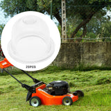 Maxbell 20x Lawn Mower Oil Cups Replacement Bulb Oil Cups for Outdoor Chainsaws 1.9cmx1.5cm