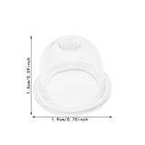Maxbell 20x Lawn Mower Oil Cups Replacement Bulb Oil Cups for Outdoor Chainsaws 1.9cmx1.5cm