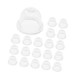 Maxbell 20x Lawn Mower Oil Cups Replacement Bulb Oil Cups for Outdoor Chainsaws 1.9cmx1.5cm