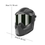 Maxbell Welding Hamlet Comfortable Adjustable for Welding Cutting Grinding Full Face Dark Green