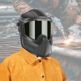 Maxbell Welding Hamlet Comfortable Adjustable for Welding Cutting Grinding Full Face Dark Green