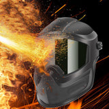 Maxbell Welding Hamlet Comfortable Adjustable for Welding Cutting Grinding Full Face Dark Green