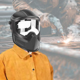 Maxbell Welding Hamlet Comfortable Adjustable for Welding Cutting Grinding Full Face Clear