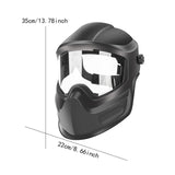 Maxbell Welding Hamlet Comfortable Adjustable for Welding Cutting Grinding Full Face Clear