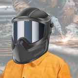 Maxbell Welding Hamlet Comfortable Adjustable for Welding Cutting Grinding Full Face Grey