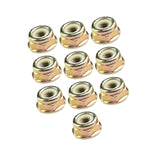 Maxbell 10Pcs Thread Nuts M10x1.25 Gear String Trimmer Portable Trimmer Nuts