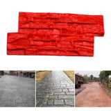 Maxbell Stromatolite Concrete Mould DIY Seamless Stamp Mat for Yard Tiles Path