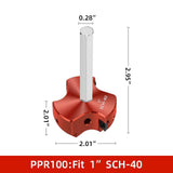 Maxbell Triple Blade PVC Pipe Reamer Industrial PVC Fitting Saver for Cpvc ABS Pipe 1 inch