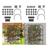 Maxbell Climbing Plants Trellis Sturdy Weather Resistant Space Saving Garden Trellis 90cm height