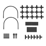 Maxbell Climbing Plants Trellis Sturdy Weather Resistant Space Saving Garden Trellis 120cm height