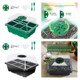 Maxbell Seed Starter Tray Plant Tray Plant Growing Tray for Seedling Fruit Vegetable Green