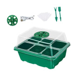 Maxbell Seed Starter Tray Plant Tray Plant Growing Tray for Seedling Fruit Vegetable Green